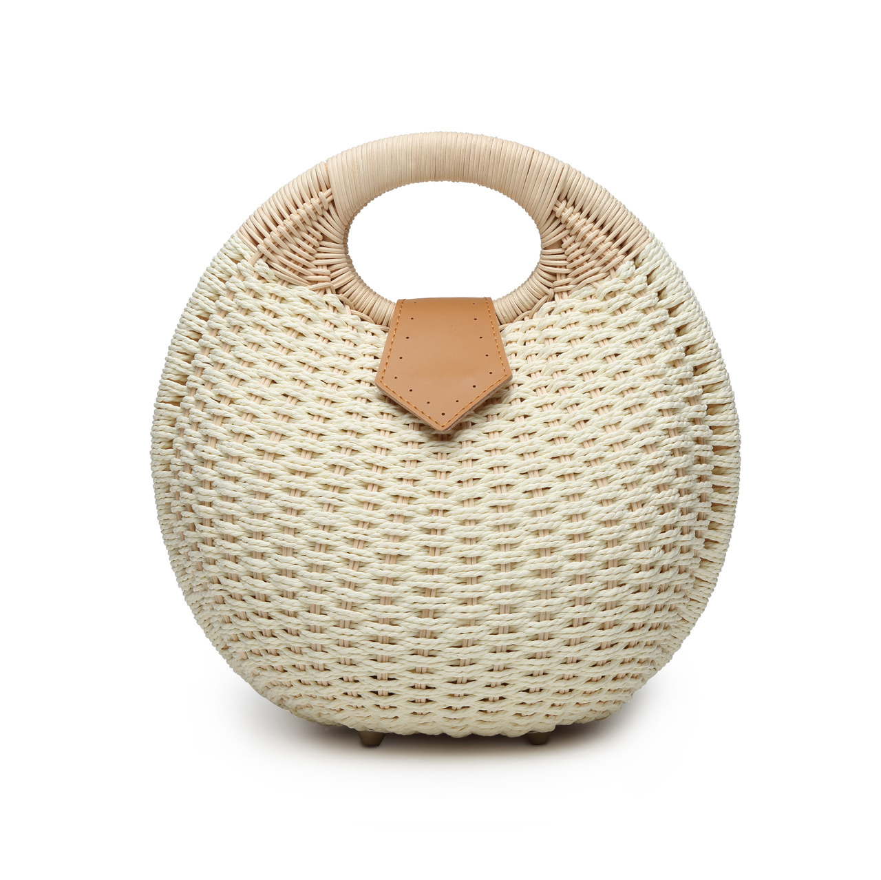 丸形かごバッグ